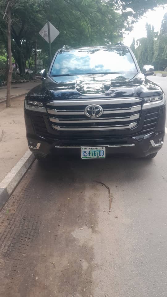 2024 Land Cruiser available for executive car rental in Abuja